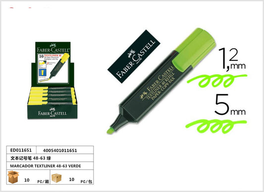 MARCADOR TEXTLINER 48-63 VERDE