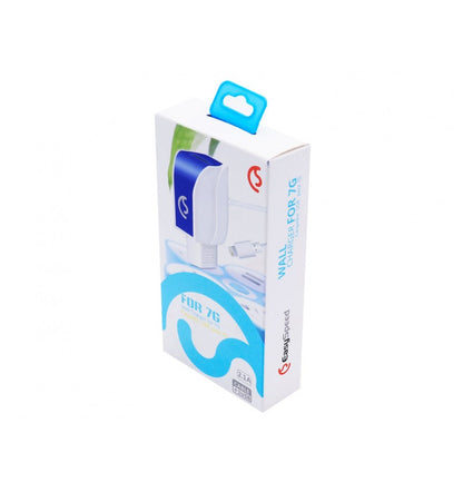 Cargador de Cable Lightning IPHONE + 1 entrada USB extra 2.1A