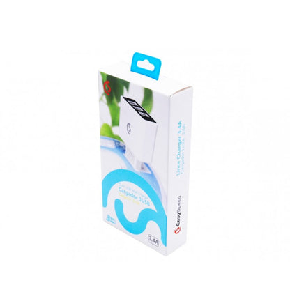 Enchufe de 3 entradas USB 3.4A