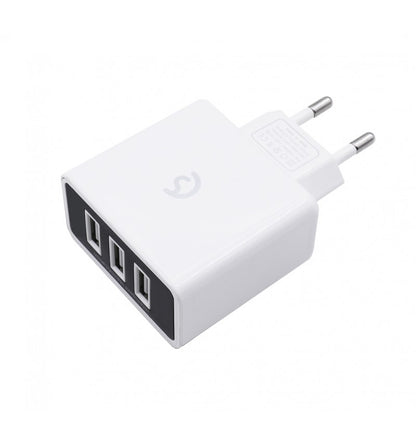 Enchufe de 3 entradas USB 3.4A
