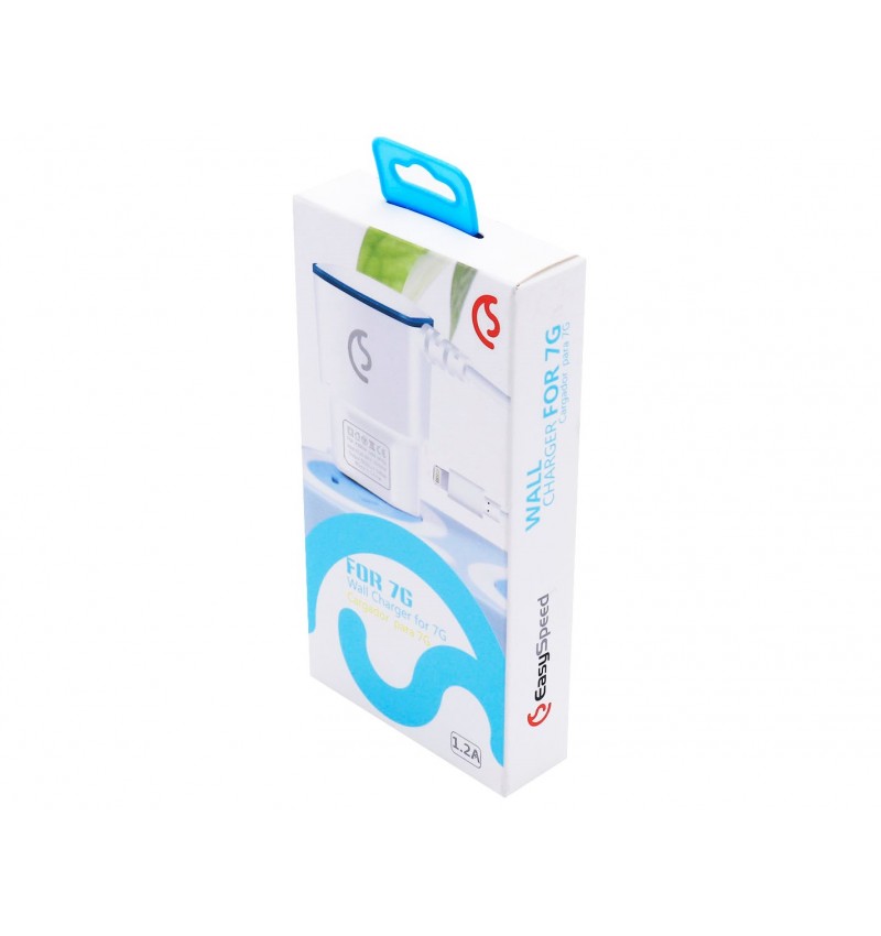 Cargador de Cable inseparable para Lightning  1.2A