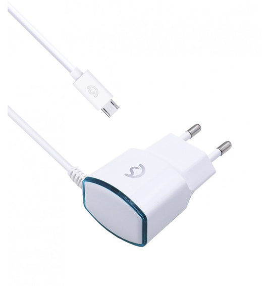 Cargador de Cable inseparable para Micro USB 1.2A V8