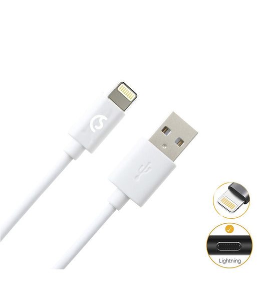 Cable USB para Lightning 1M 2.4A PARA IPHONE