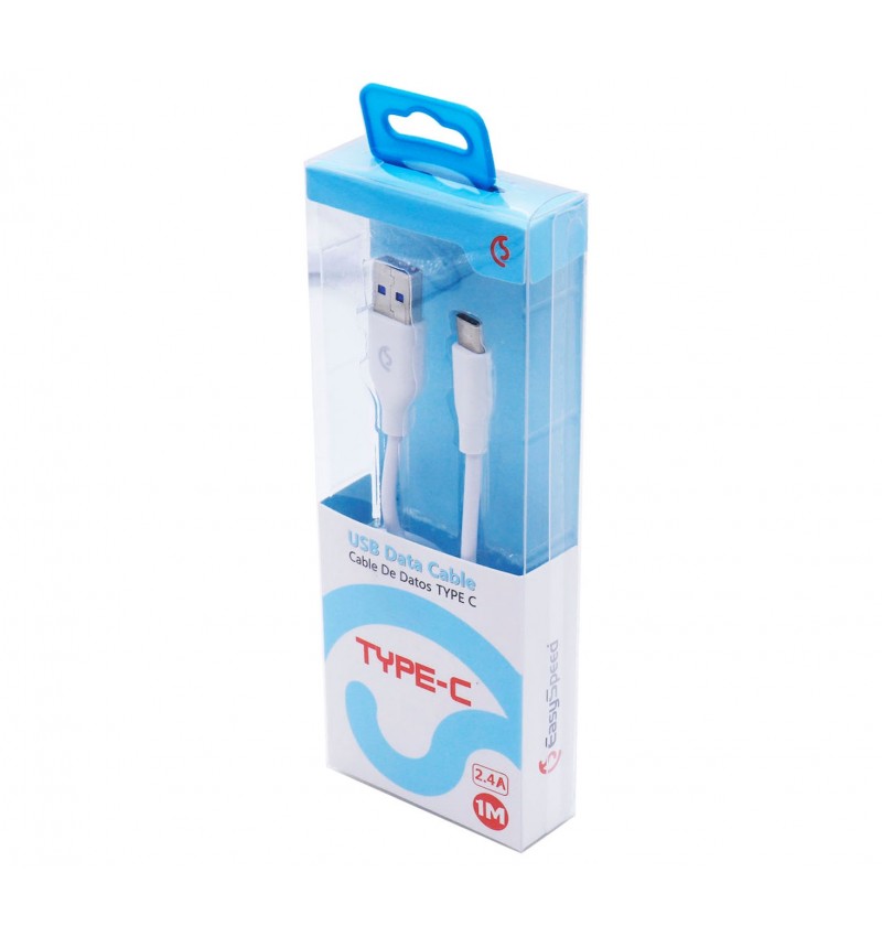 Cable USB para Tipo C 1M 2.4A
