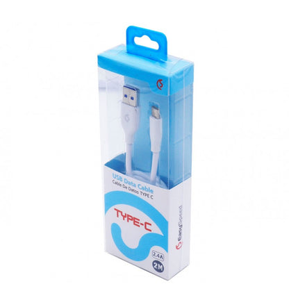 Cable USB para Tipo C 2M 2.4A