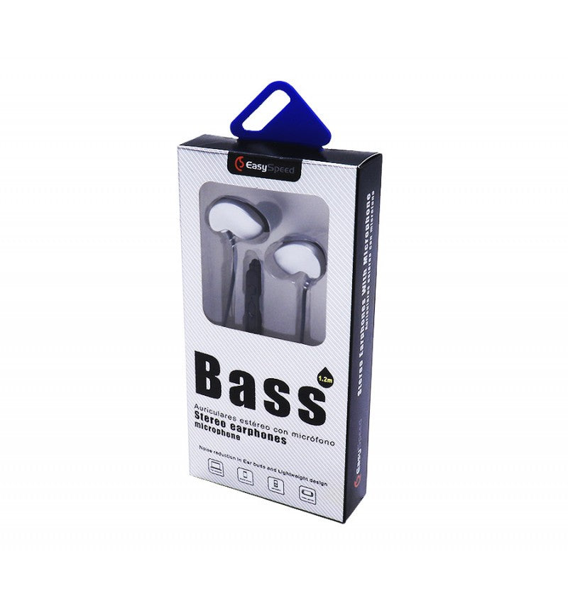 Auriculares con membrana estereo bass con microfono y control de volumen