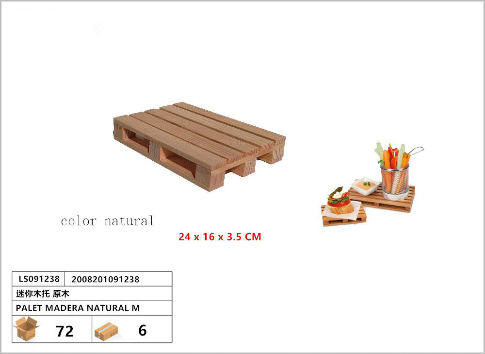 PALET MADERA NATURAL M