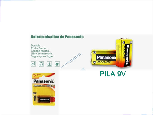 PILA PANASONIC ALCALINA 9V