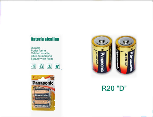 PILA PANASONIC ALCALINA R20 D