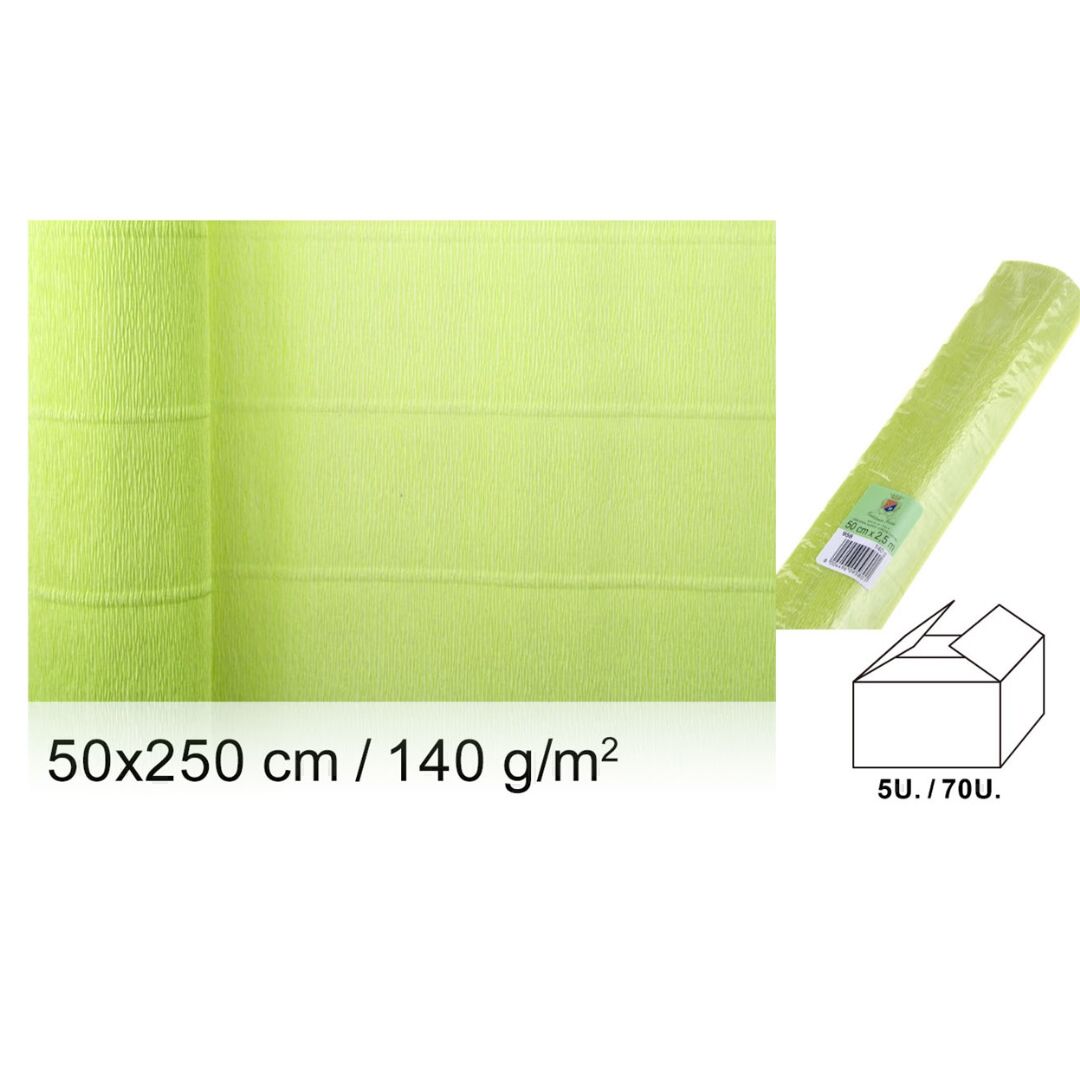 PAPEL CREPE FLORIST 140 G.50*250CM  21 COLORES