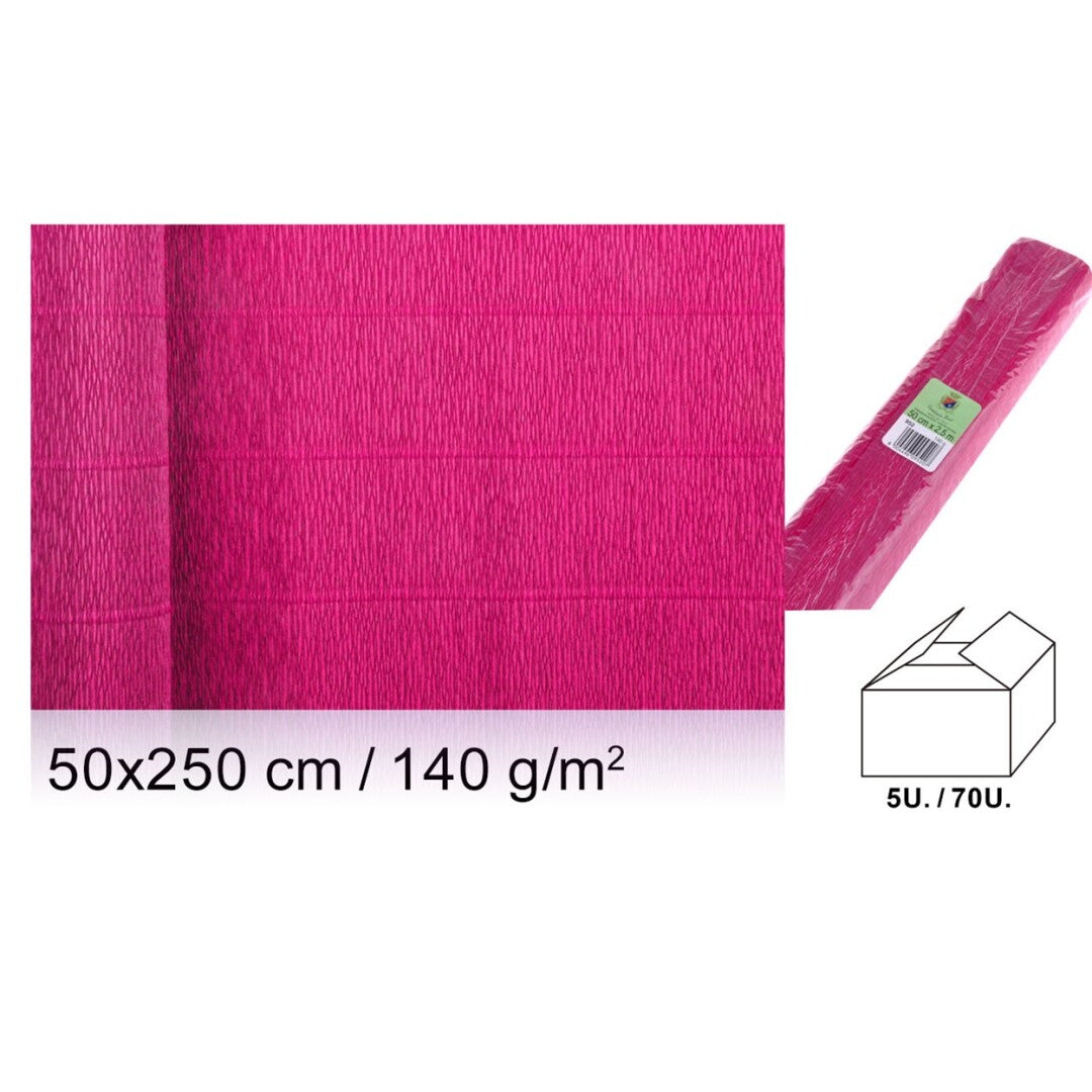 PAPEL CREPE FLORIST 140 G.50*250CM  21 COLORES