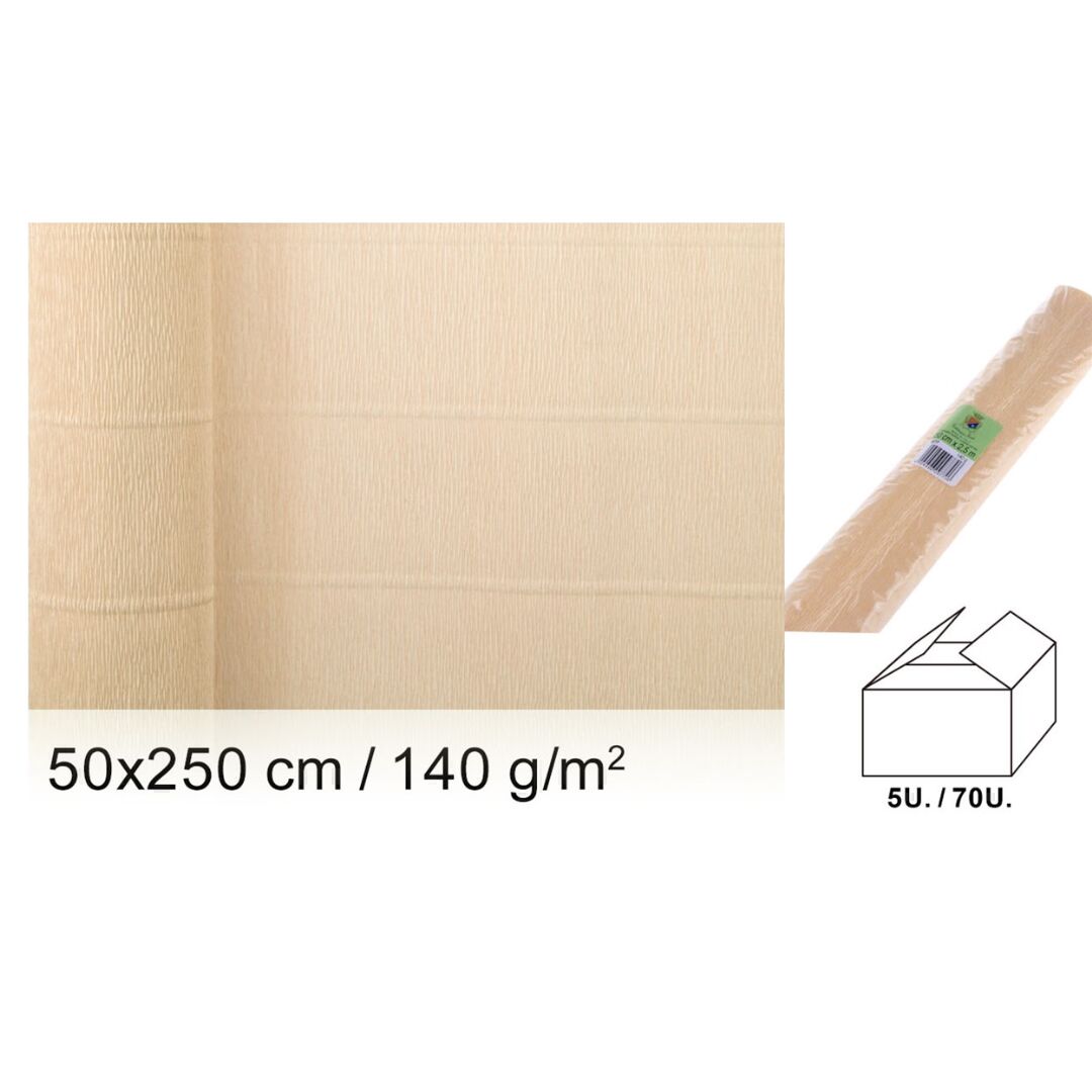 PAPEL CREPE FLORIST 140 G.50*250CM  21 COLORES