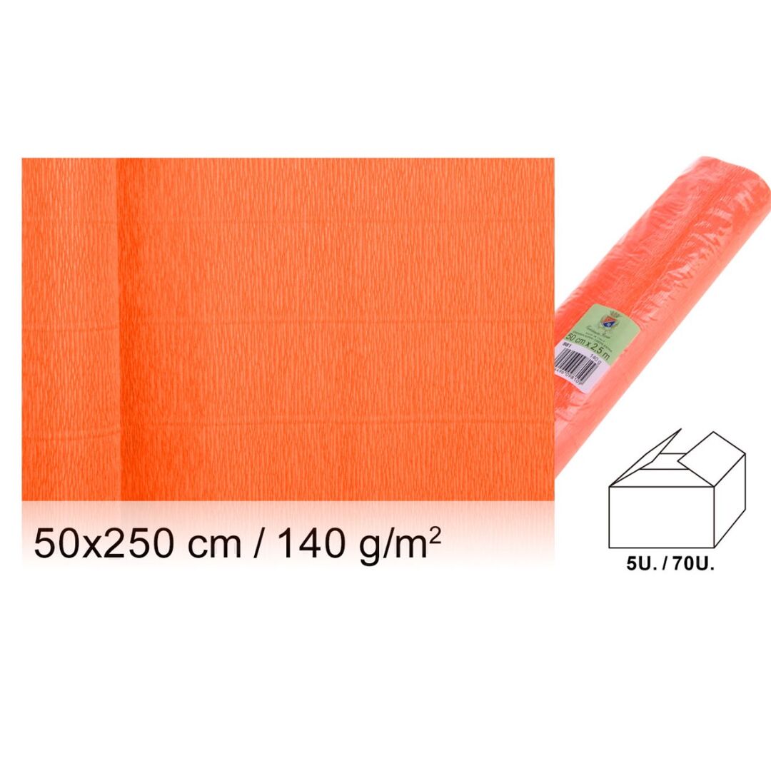 PAPEL CREPE FLORIST 140 G.50*250CM  21 COLORES