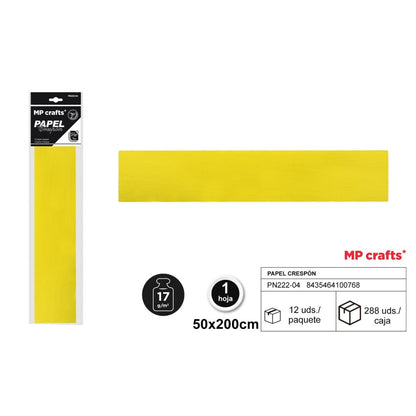 PAPEL CRESPON 50X200 22 COLORES
