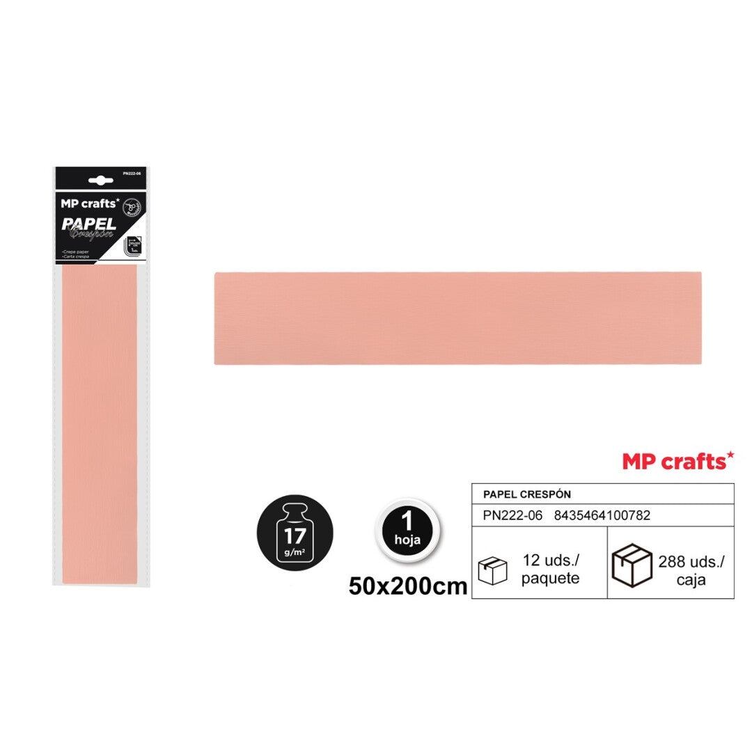 PAPEL CRESPON 50X200 22 COLORES