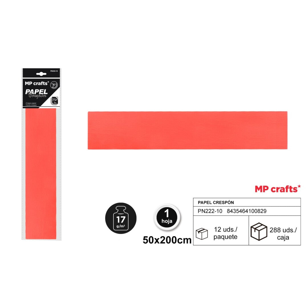PAPEL CRESPON 50X200 22 COLORES