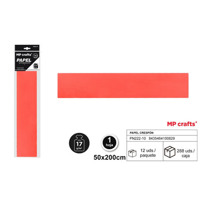 PAPEL CRESPON 50X200 22 COLORES