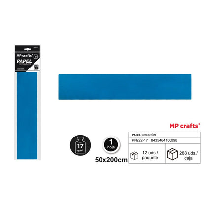PAPEL CRESPON 50X200 22 COLORES