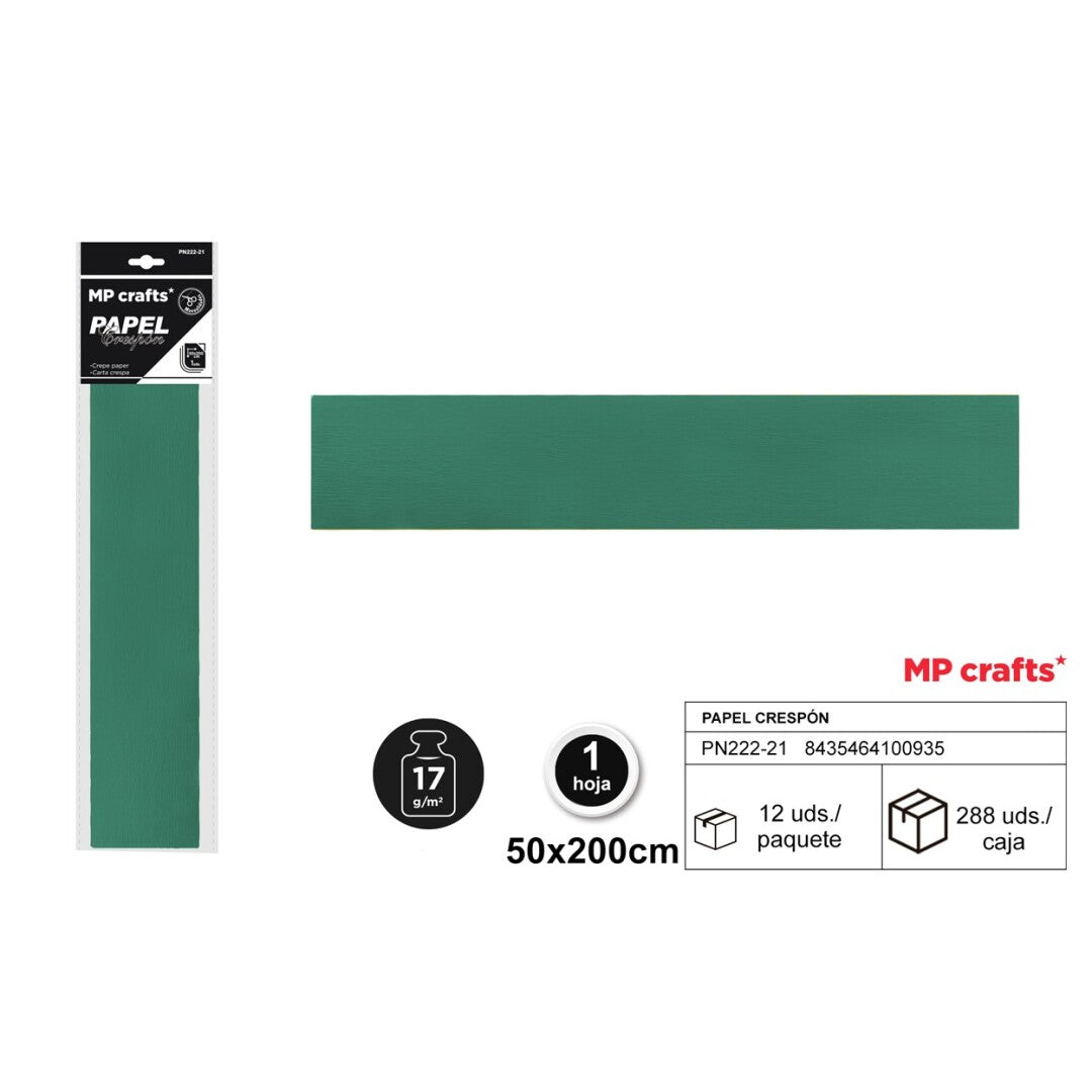 PAPEL CRESPON 50X200 22 COLORES