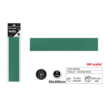 PAPEL CRESPON 50X200 22 COLORES