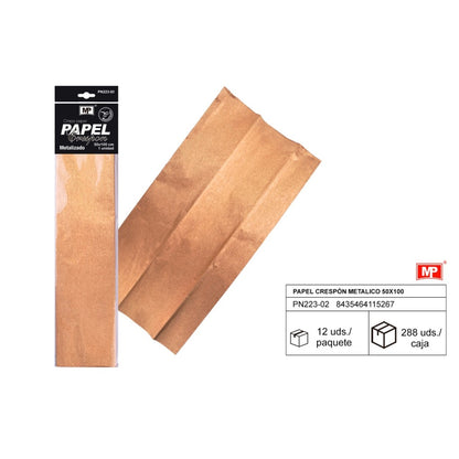 PAPEL CRESPON METALICO 50X100 4 COLORES