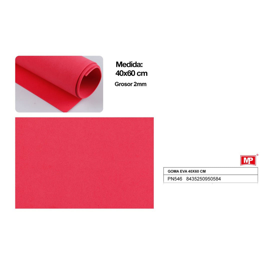 GOMA EVA 40X60 14 COLORES