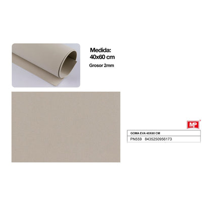 GOMA EVA 40X60 14 COLORES