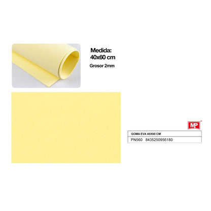 GOMA EVA 40X60 14 COLORES