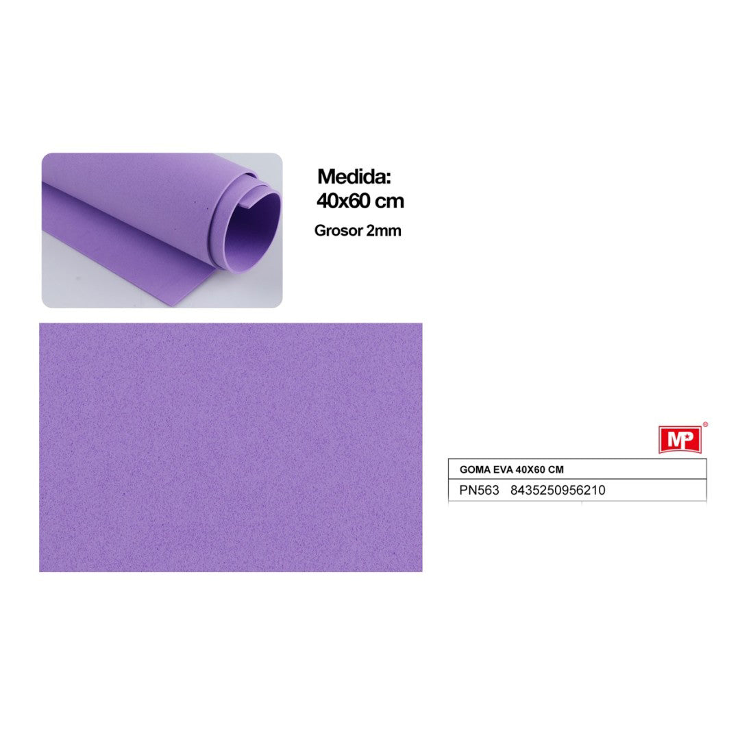 GOMA EVA 40X60 14 COLORES