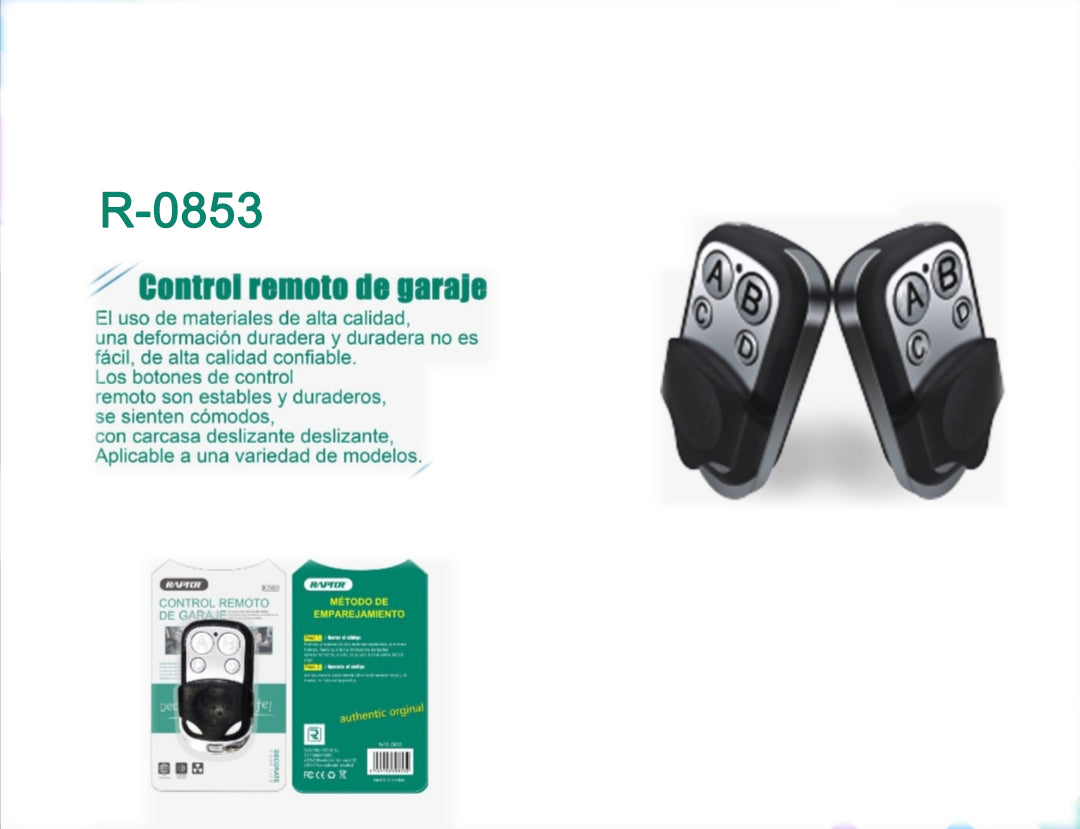 CONTROL REMOTO DE GARAJE